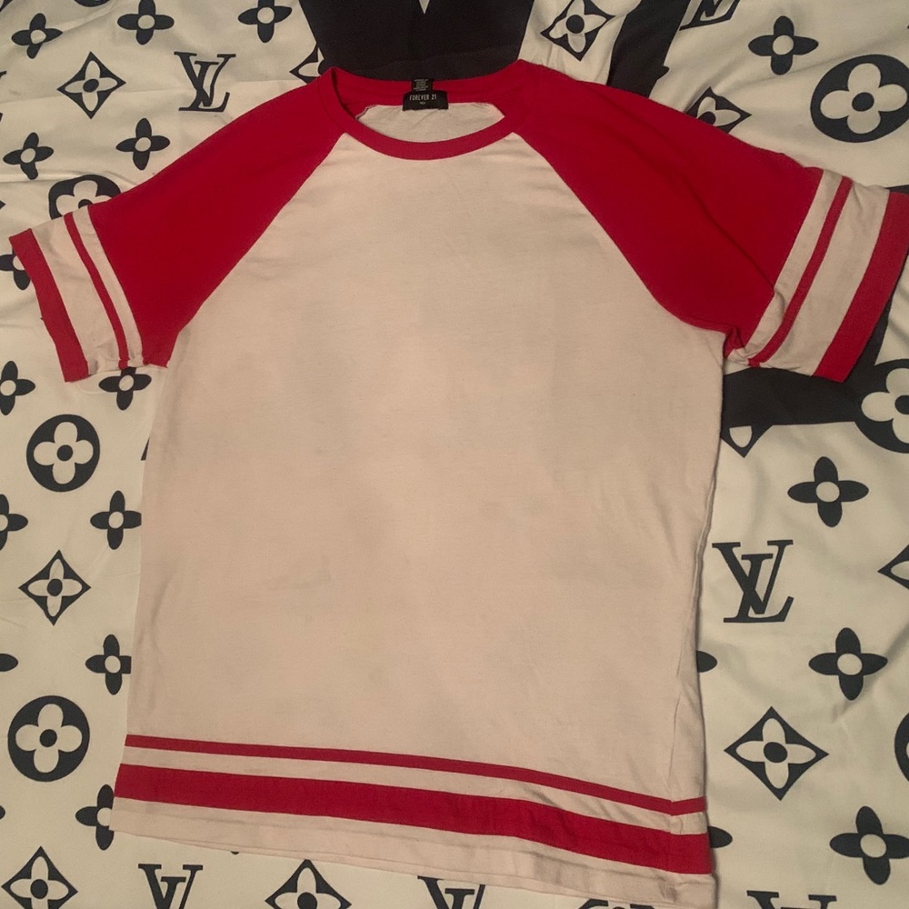 Red and White rally Shirt